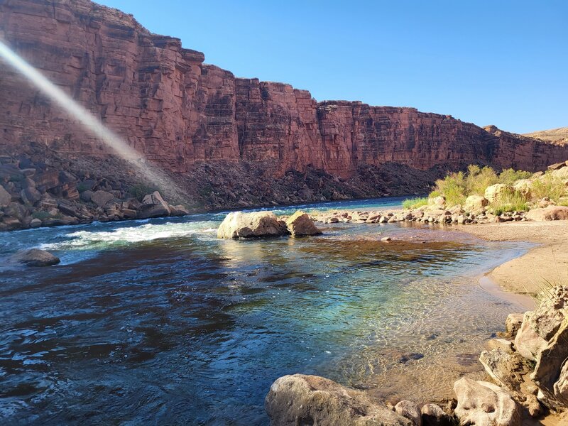 The end of Cathedral Wash Trail