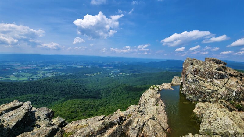 View from the trail.