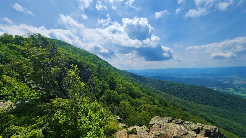 View from the trail.