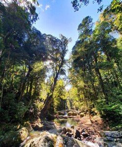 The "Meeting of the Waters" on the Warrie Circuit.