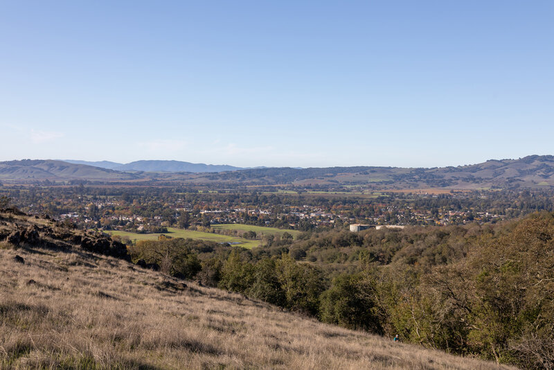 Sonoma from the overlook loop.