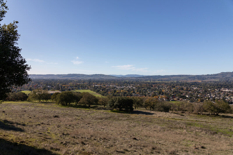 Sonoma from Valley of the Moon Trail