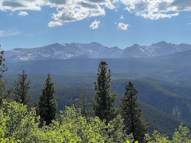 View west from Bald Mountain summit.