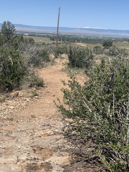 View from Trail 2 west towards Laramie