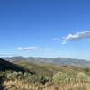 A view of the Portneuf Range from the crest of the Lead Draw trail.