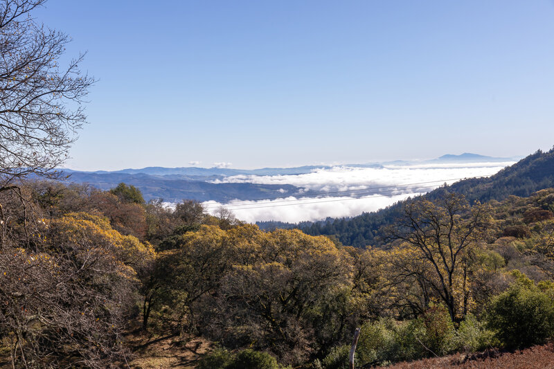 Clouds over Sonoma.