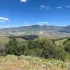 A nice viewpoint of the Portneuf Range and Marsh Creek Valley from the Bell Marsh-Walker-Goodenough Trail.