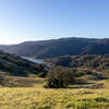 Lake Sonoma from the junction of Half a Canoe Loop and No Name Trail.