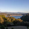 Sunset over Lake Sonoma on the Oak Knoll Trail.