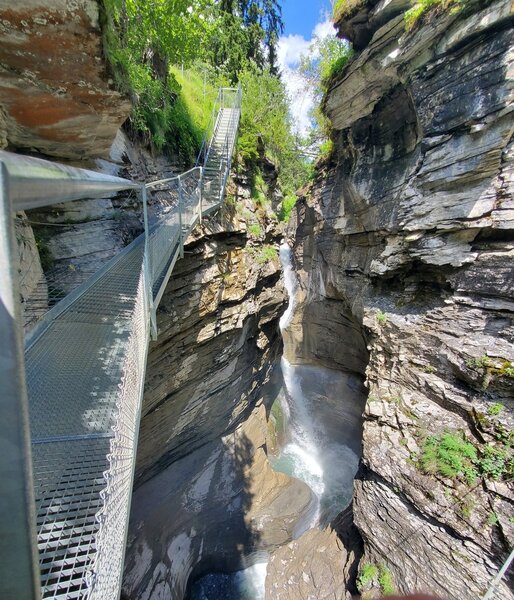 The famous Leukerbad thermal waters.