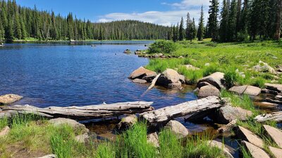 Hike the Continental Divide Trail to Fishhook Lake and Lost Lake