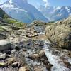 The stream draining Lac Blanc