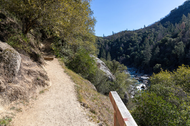 Hoyt Trail on the northern side of the South Yuba River.