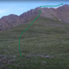 This is the off-trail slope to follow to the ridge proper. Obvious trail to Gray's Lake turns right.