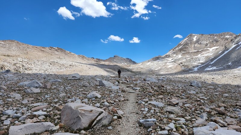 July 12, looking to Muir Pass