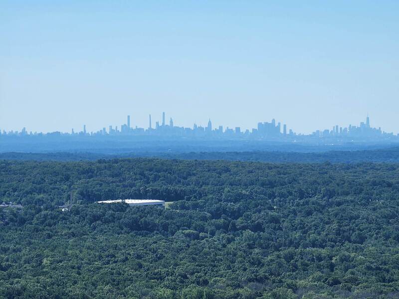 View of NYC from outlook