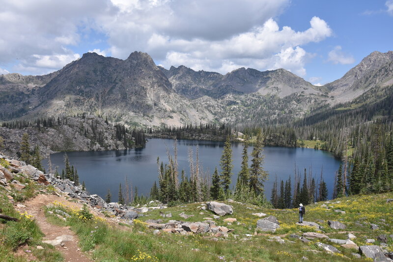 Gilpin Lake on the Zirkel Circle route (we hiked it counterclockwise)