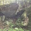 Cracked Rock Cave along the North Ponds Trail.