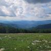 At the top of the trail.