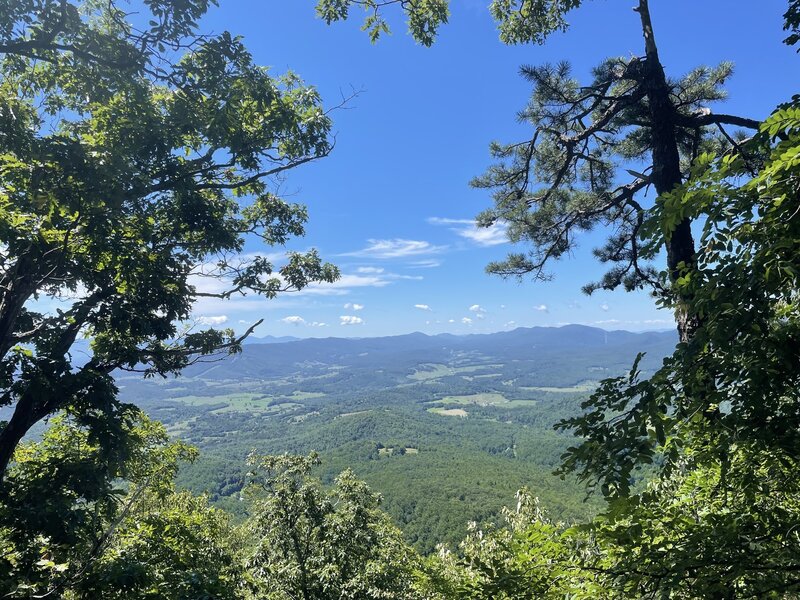 View north / west of little house mountain.