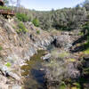 Raccoon Creek from Canyon View Bridge.