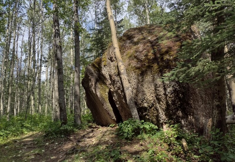 The Split Rock is huge.