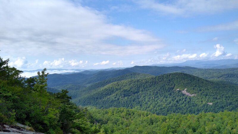 View from the top of Cedar Rock.