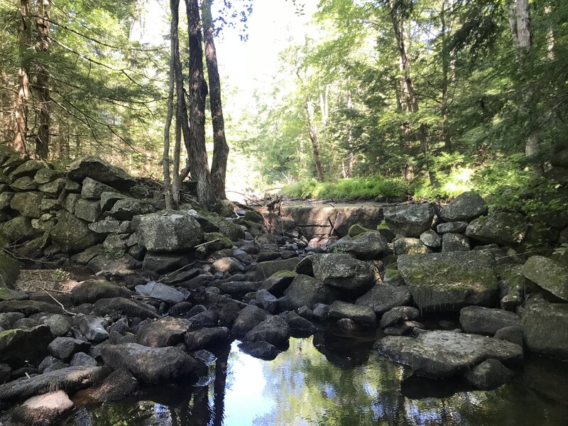 What remains of the Fullam Pond Dam.