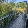 Creek crossing / boardwalk.