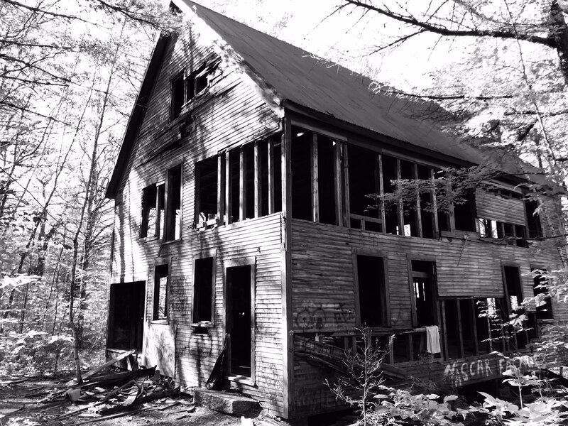 Remnants of the old Redstone Mining Village, dilapidated and broken.