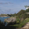 Bermuda Railway trail close to Bailey Bay Footbridge.