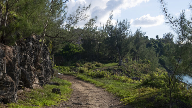 Bermuda Railway Trail South of Bailey Bay