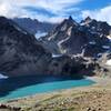 Lake at the bottom of Anderson Glacier in September.