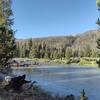 The Green River between Upper and Lower Green River Lakes.