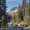 Siyeh Creek with Piegan Mountain, 9,291 ft., in the distance.