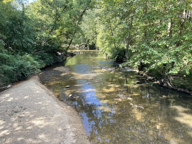 Nancy Creek (from the Rickenbacker Dr NE bridge)