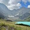 Cracker lake - photobombed by a grouse