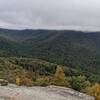 View from Bear Church Rock with weather approaching.