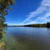 Hayes Lake from the Pine Ridge Trail.