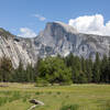 Half Dome across from Cook's Meadow