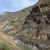 Rio Apurimac from the ascent to Santa Rosa.