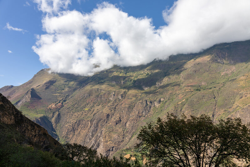 Looking up the Rio Apurimac Valley towards Chiquisca