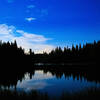 Moonlit Heart Lake