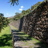 The trail follows the old Inca terraces.