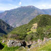 Main Plaza of Choquequirao from above.