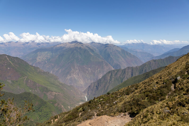 Looking at the confluence of Rio Blanco and Rio Apurimac.