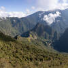 Machu Picchu Site from the strenuous ascent to Machu Picchu Mountain.