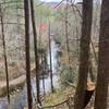 Rough Ridge Trail, Cohutta Wilderness, looking down on Jack's River