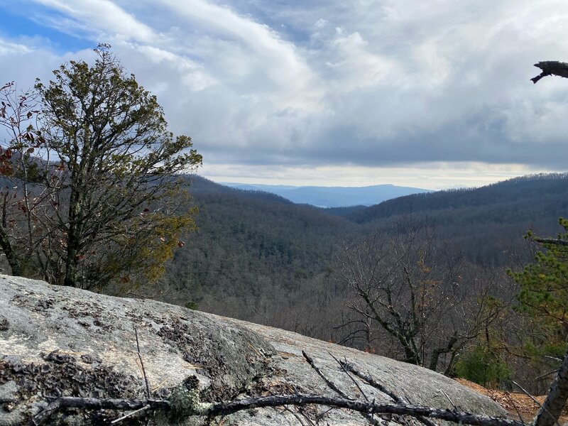 View half way up the hike!