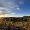 Healy Pass at sunrise in mid-September 2022.